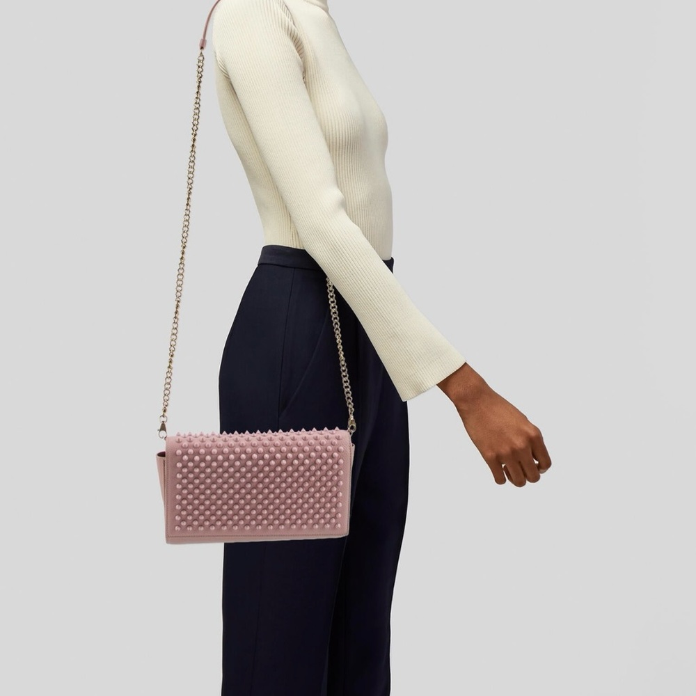 BNIB Louboutin Paloma Paris spike bag with box and dustbag